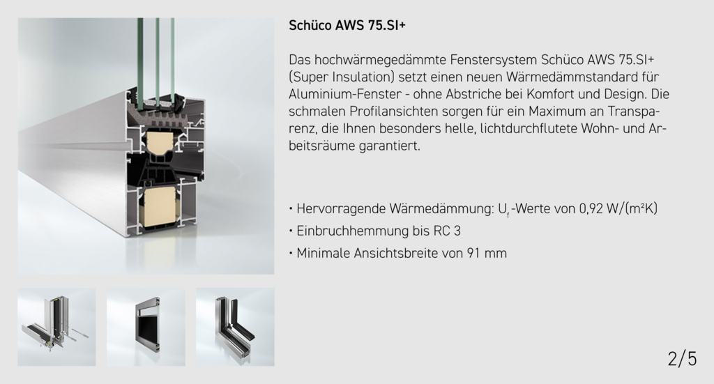 Schüco AWS 75.SI+