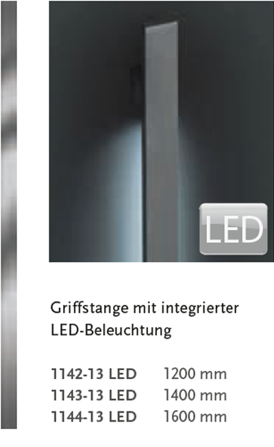 LED Griffleiste mit integrierter Griffschale 3
